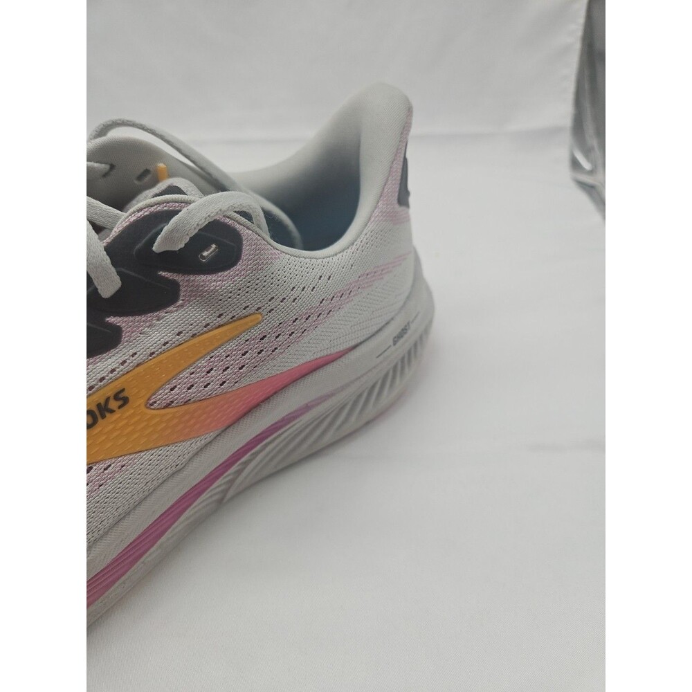 Brooks Sneakers Womens 10 D Wide Ghost 17 1204311D070 Gray Running Athletic Shoe - Picture 4 of 16